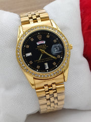 Rolex men chain watch